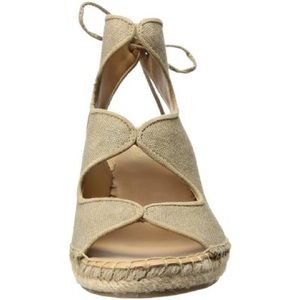 Franco Sarto espadrille wedge sandal 7M